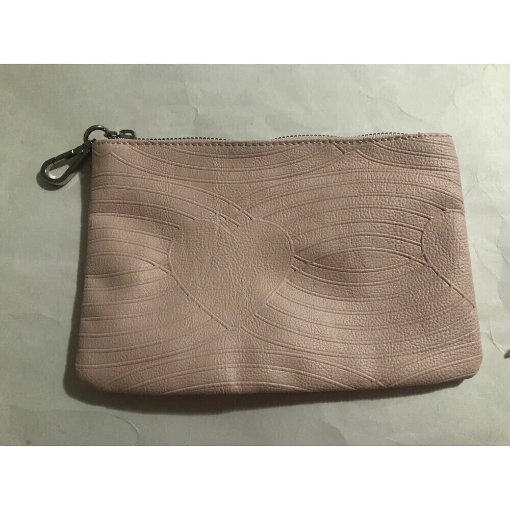 Betsey Johnson pink cosmetic bag